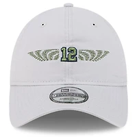 Casquette ajustable Équipe 9TWENTY pour homme, collection 2025 Rivalries des Seattle Seahawks, gris loup New Era