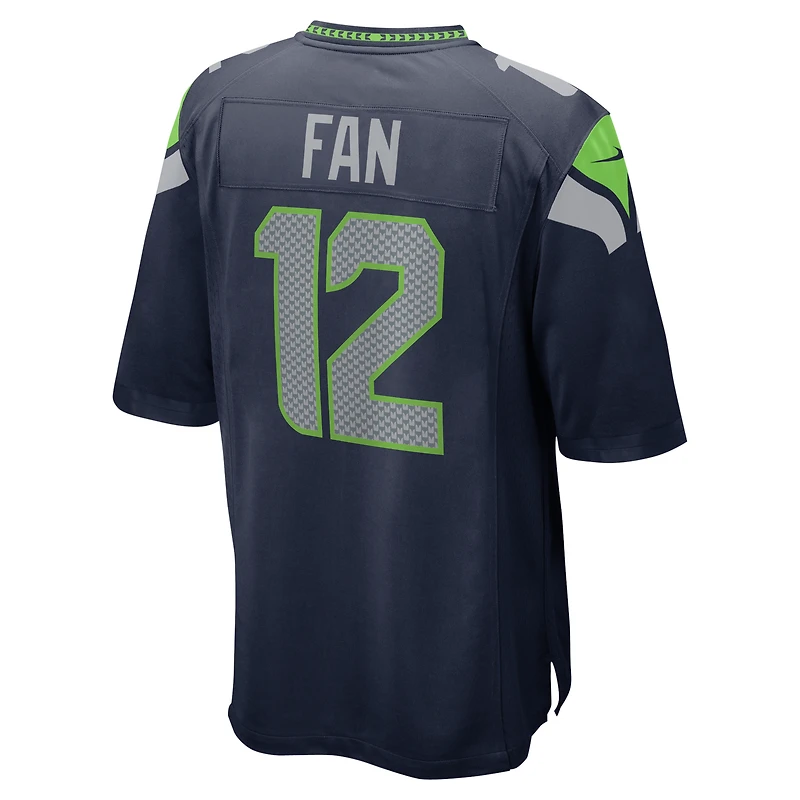 Maillot Nike 12s College Navy Seattle Seahawks Game Team pour homme