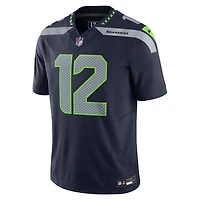 Nike 12s Marine Seattle Seahawks Vapor F.U.S.E. Maillot limité