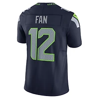 Nike 12s Marine Seattle Seahawks Vapor F.U.S.E. Maillot limité