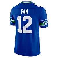 Nike 12th Fan Royal Seattle Seahawks Vapor F.U.S.E. Maillot limité