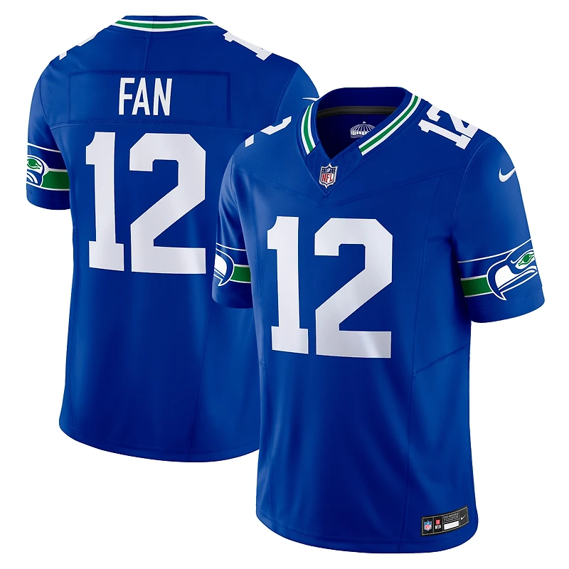 Nike 12th Fan Royal Seattle Seahawks Vapor F.U.S.E. Maillot limité