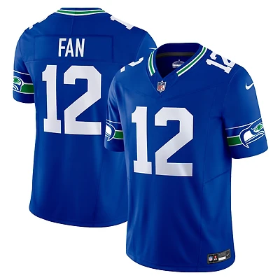 Nike 12th Fan Royal Seattle Seahawks Vapor F.U.S.E. Maillot limité