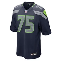 Maillot de match Nike Anthony Bradford College Navy pour homme des Seattle Seahawks
