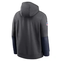 Sweat à capuche Nike anthracite Seattle Seahawks 2024 Sideline Club pour homme