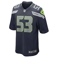 Maillot de joueur jeu Nike Boye Mafe College Navy Seattle Seahawks pour hommes