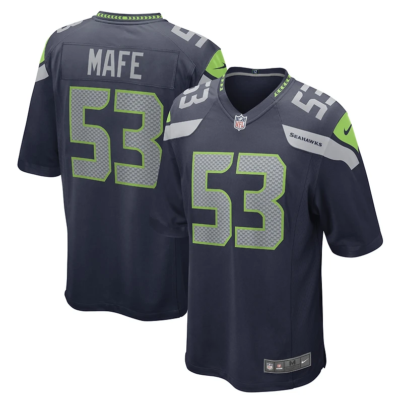 Maillot de joueur jeu Nike Boye Mafe College Navy Seattle Seahawks pour hommes