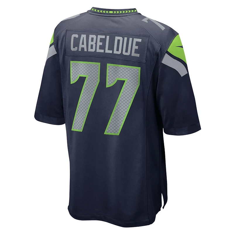 Maillot Nike Bryce Cabeldue College Navy pour homme des Seattle Seahawks
