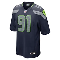Maillot de jeu joueur Nike Byron Murphy II College Navy pour homme des Seattle Seahawks
