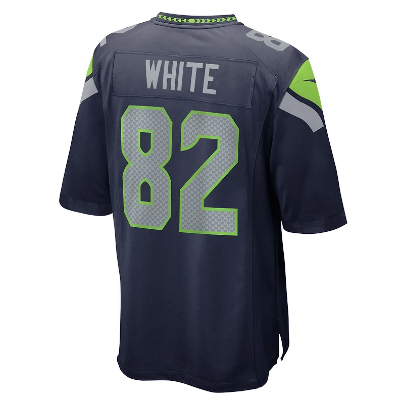 Maillot Nike Cody pour homme, blanc, bleu marine, équipe des Seattle Seahawks