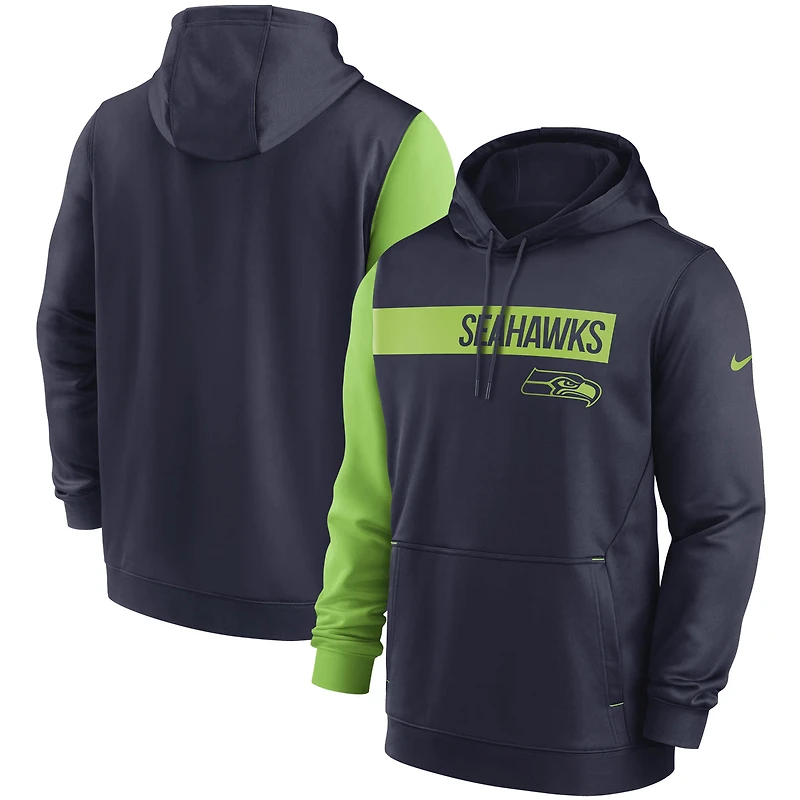 Nike Men's Nike College Navy/Neon Green Seattle Seahawks