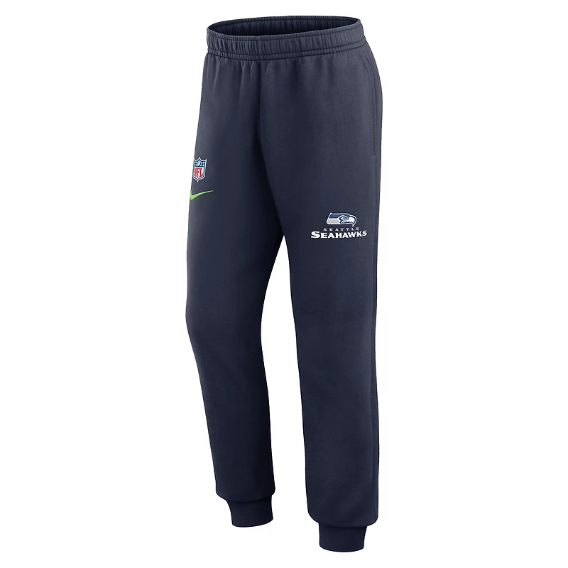Pantalon Nike College Navy Seattle Seahawks 2023 Sideline Club Fleece pour Homme