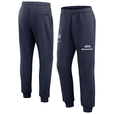 Pantalon Nike College Navy Seattle Seahawks 2023 Sideline Club Fleece pour Homme