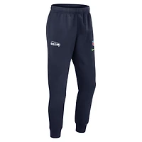 Pantalon Nike College Navy Seattle Seahawks 2024 Sideline Club pour homme