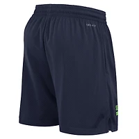 Men's Nike College Navy Seattle Seahawks 2024 Sideline Performance Mesh Shorts