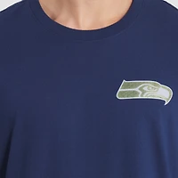 T-shirt à manches longues Nike College Navy pour homme, collection Rivalries 2025, Seattle Seahawks