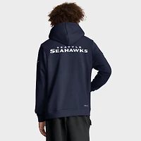 Sweat à capuche Nike College Navy Seattle Seahawks 2025 Sideline Standard Issue Club Dri-FIT pour homme