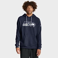 Sweat à capuche Nike College Navy Seattle Seahawks 2025 Sideline Standard Issue Club Dri-FIT pour homme