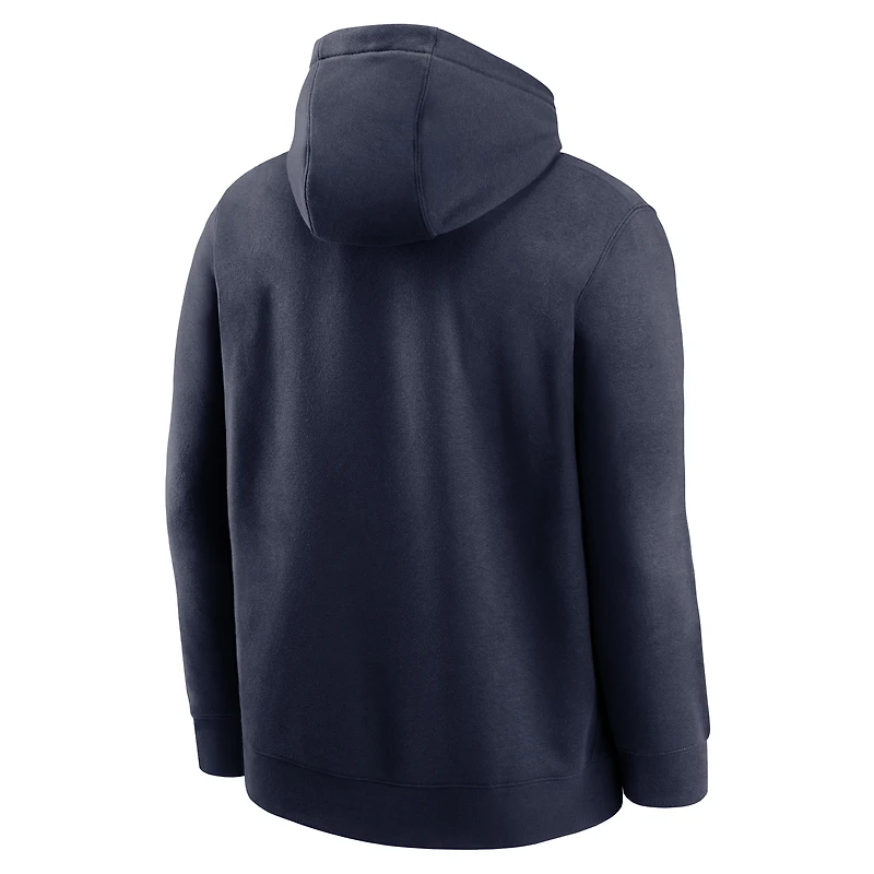 Sweat à capuche Nike College Navy Seattle Seahawks Club Fleece pour homme