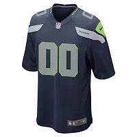 Men's Nike College Navy Seattle Seahawks - Custom Game Jersey