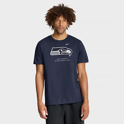 Men's Nike  College Navy Seattle Seahawks Essential T-Shirt
