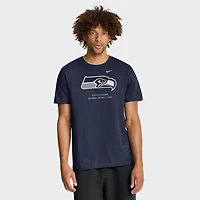 Men's Nike  College Navy Seattle Seahawks Essential T-Shirt