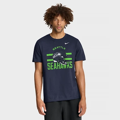 T-shirt Nike Essential Seattle Seahawks bleu marine universitaire pour homme