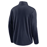 Men's Nike College Navy Seattle Seahawks Pacer Half-Zip Pullover