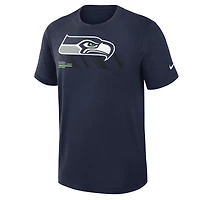 Men's Nike College Navy Seattle Seahawks Primetime Slub Dri-FIT T-Shirt