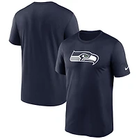 Men's Nike College Navy Seattle Seahawks Primetime Legend Logo Performance T-Shirt