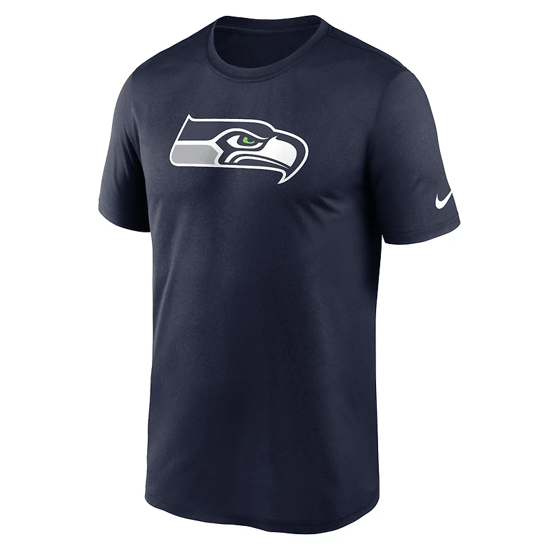 Men's Nike College Navy Seattle Seahawks Primetime Legend Logo Performance T-Shirt