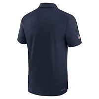 Polo de performance Nike College Navy Seattle Seahawks Sideline Coaches pour hommes