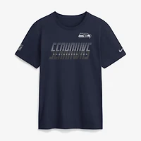 Men's Nike College Navy Seattle Seahawks Sideline Dri-FIT T-Shirt