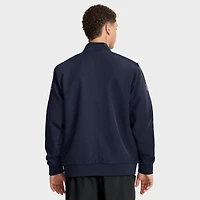 Veste bomber zippée intégrale Nike College Navy Seattle Seahawks pour homme