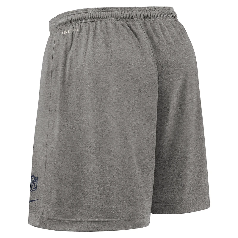 Men's Nike College Navy Seattle Seahawks Sideline Reversible Dri-FIT Shorts