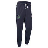 Men's Nike College Navy Seattle Seahawks Sideline Standard Issue Dri-FIT Taper Pants