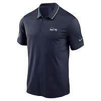 Polo pour homme Nike College Navy Seattle Seahawks Sideline Victory Performance