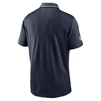 Polo pour homme Nike College Navy Seattle Seahawks Sideline Victory Performance