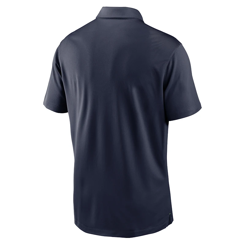 Polo Nike Vapor bleu marine Seattle Seahawks pour homme
