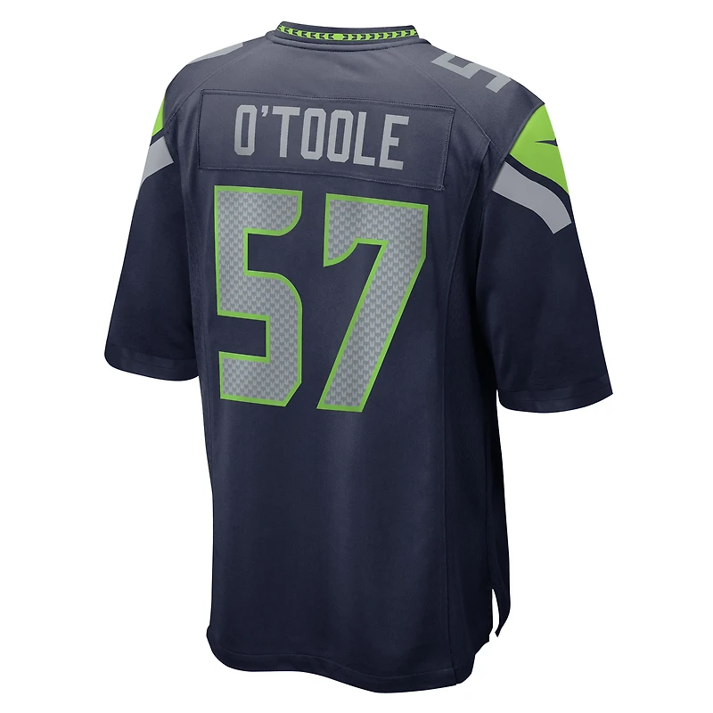 Men's Nike Connor O'Toole College Navy Seattle Seahawks Team Game Jersey