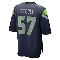 Men's Nike Connor O'Toole  College Navy Seattle Seahawks Team Game Jersey