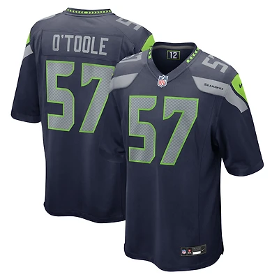 Men's Nike Connor O'Toole  College Navy Seattle Seahawks Team Game Jersey