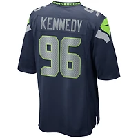 Maillot de joueur retraité Nike Cortez Kennedy College Navy des Seattle Seahawks pour hommes