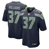 Men's Nike Damarion Williams  College Navy Seattle Seahawks Game Jersey