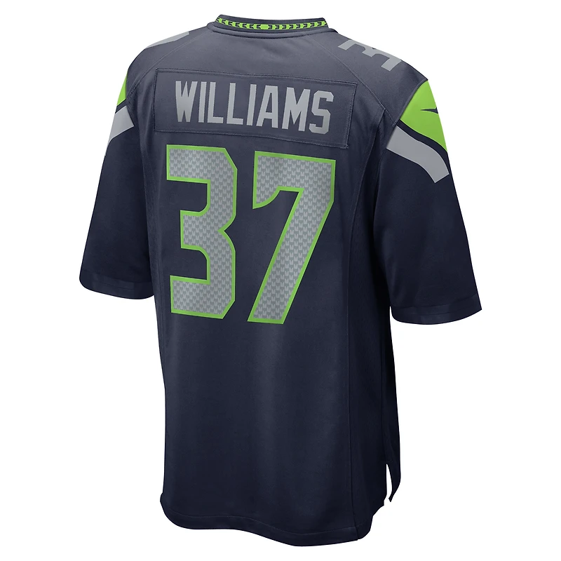 Men's Nike Damarion Williams  College Navy Seattle Seahawks Game Jersey