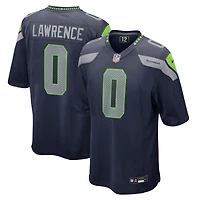 Maillot Nike DeMarcus Lawrence College bleu marine pour homme, équipe des Seattle Seahawks