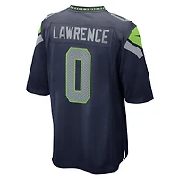 Maillot Nike DeMarcus Lawrence College bleu marine pour homme, équipe des Seattle Seahawks