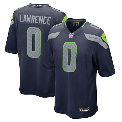Maillot Nike DeMarcus Lawrence College bleu marine pour homme, équipe des Seattle Seahawks
