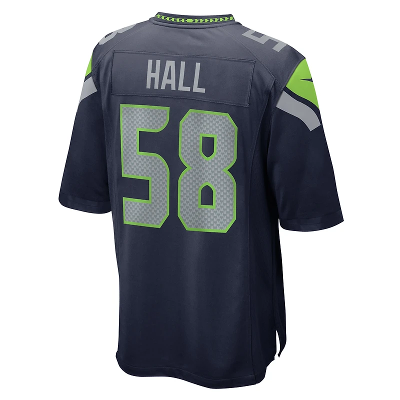 Men's Nike Derick Hall College Navy Seattle Seahawks Game Jersey