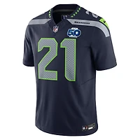 Men's Nike Devon Witherspoon College Navy Seattle Seahawks Team 50th Season Vapor F.U.S.E. Limited Jersey